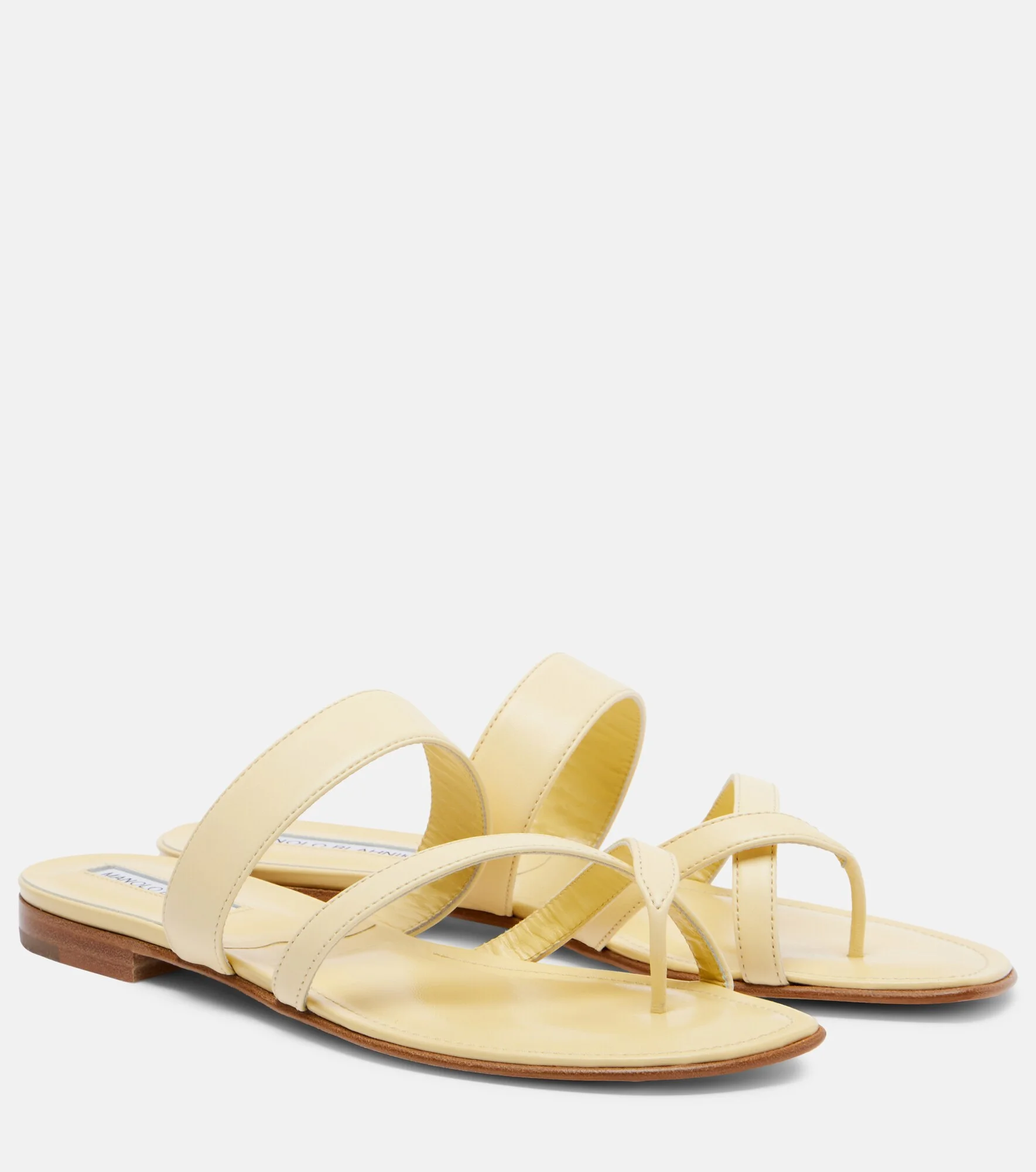 Susaflat leather thong sandals - 1