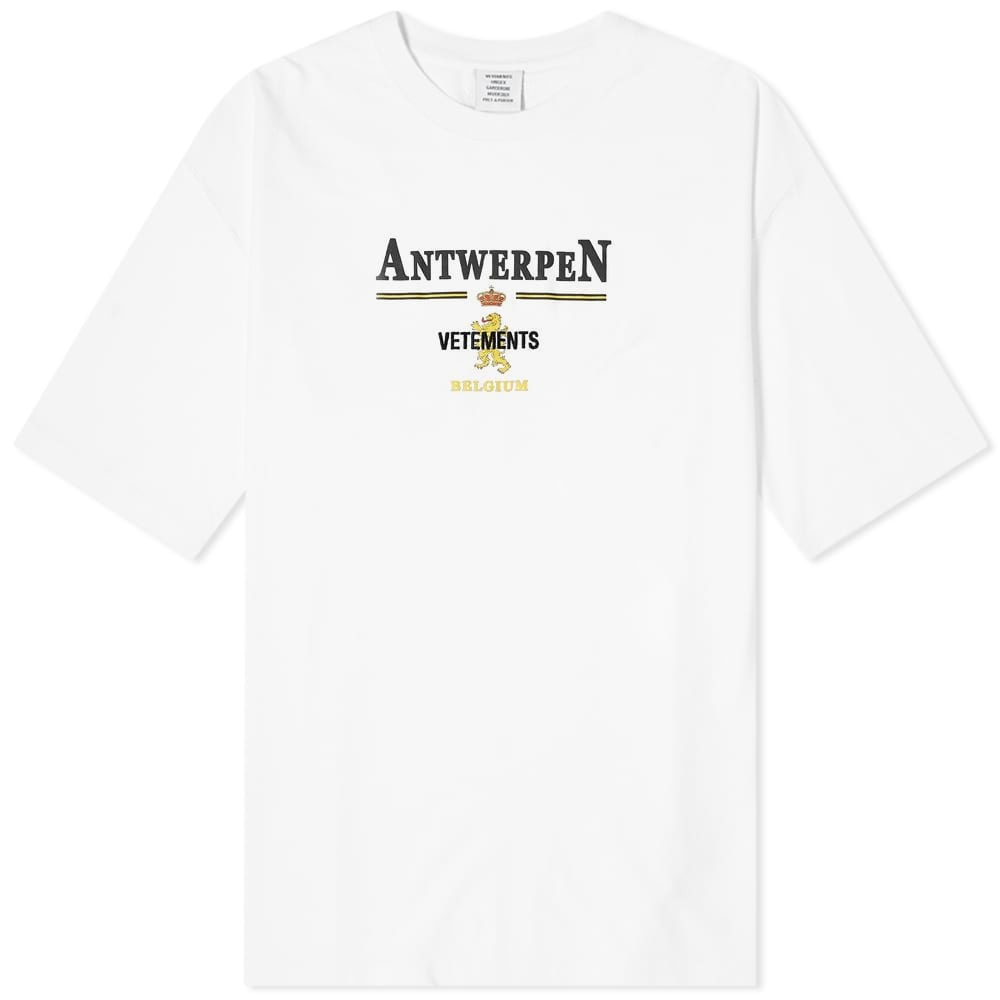 VETEMENTS Oversize Antwerp Logo Tee - 1