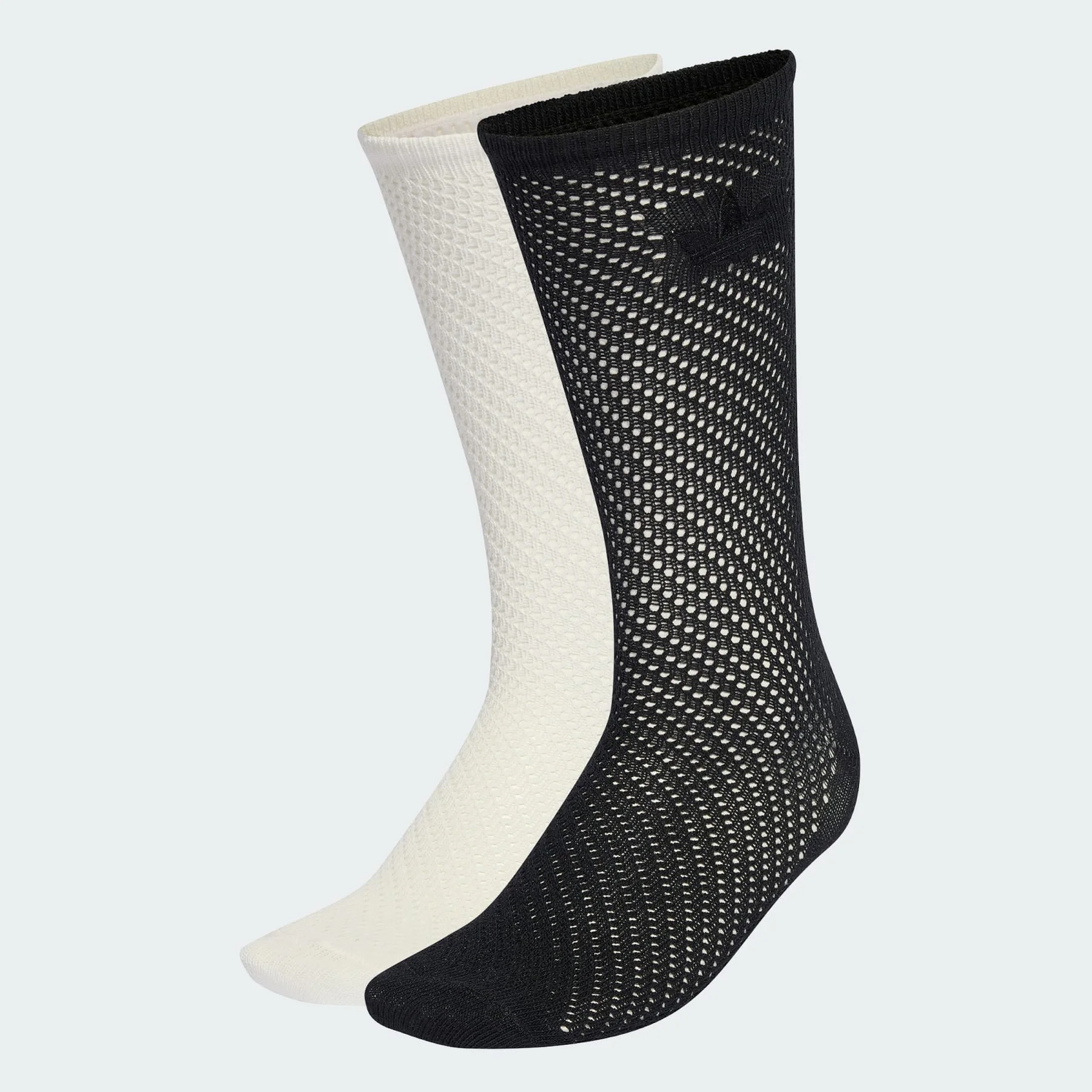 CROCHET CREW SOCKS 2 PAIRS - 1