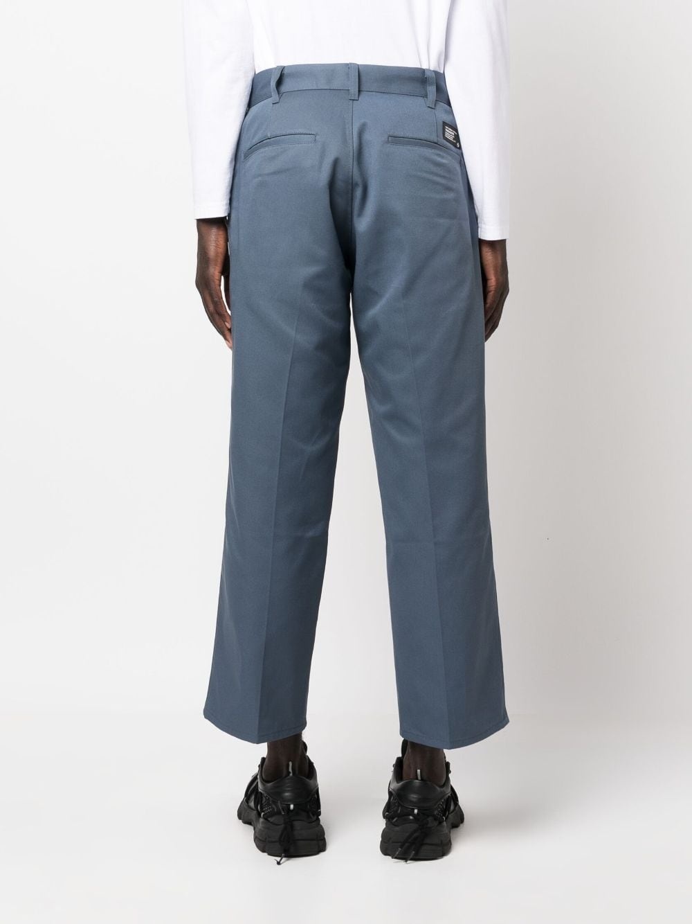 cropped wide-leg trousers - 4