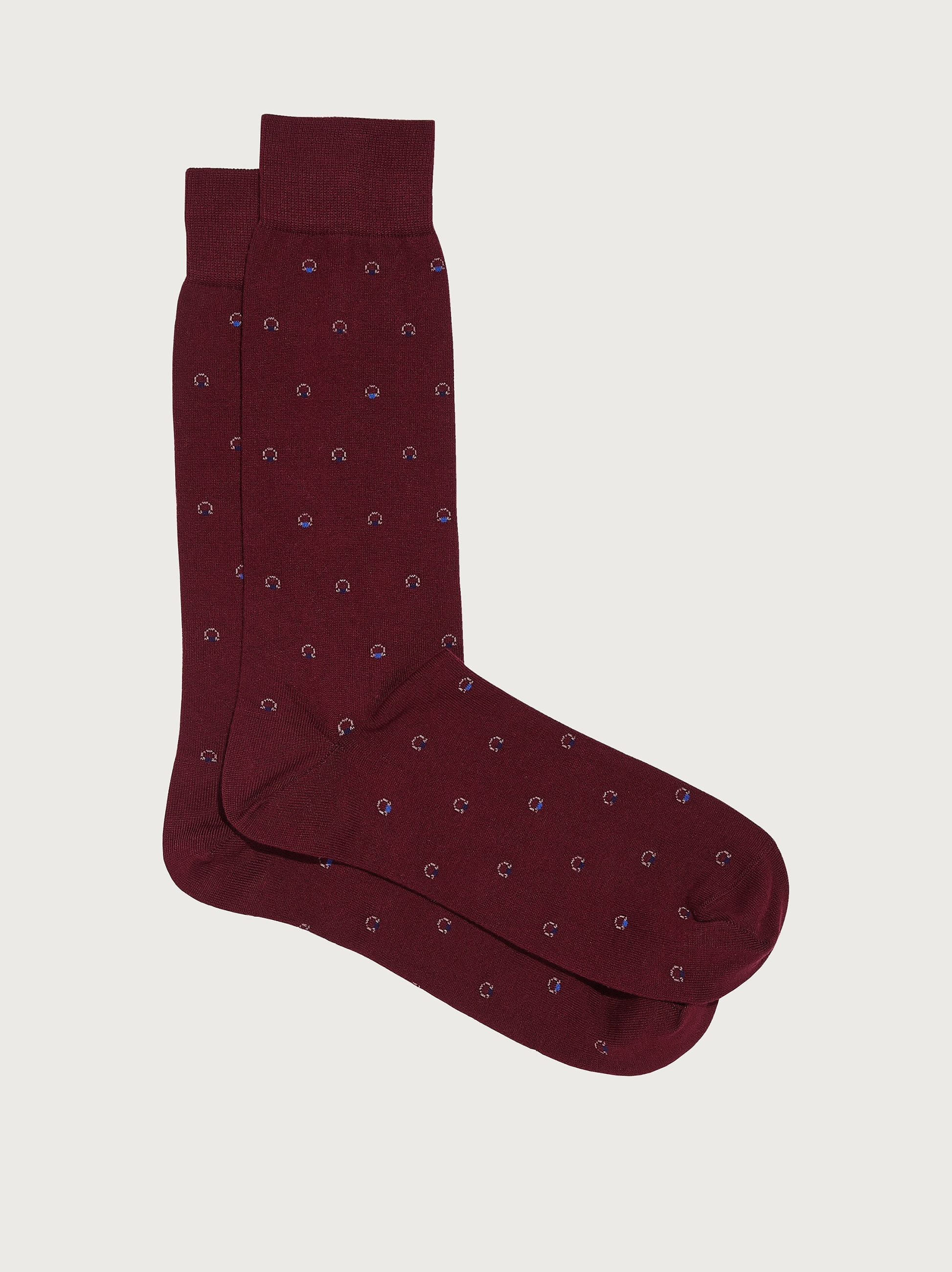 Medium Gancini jacquard sock - 1