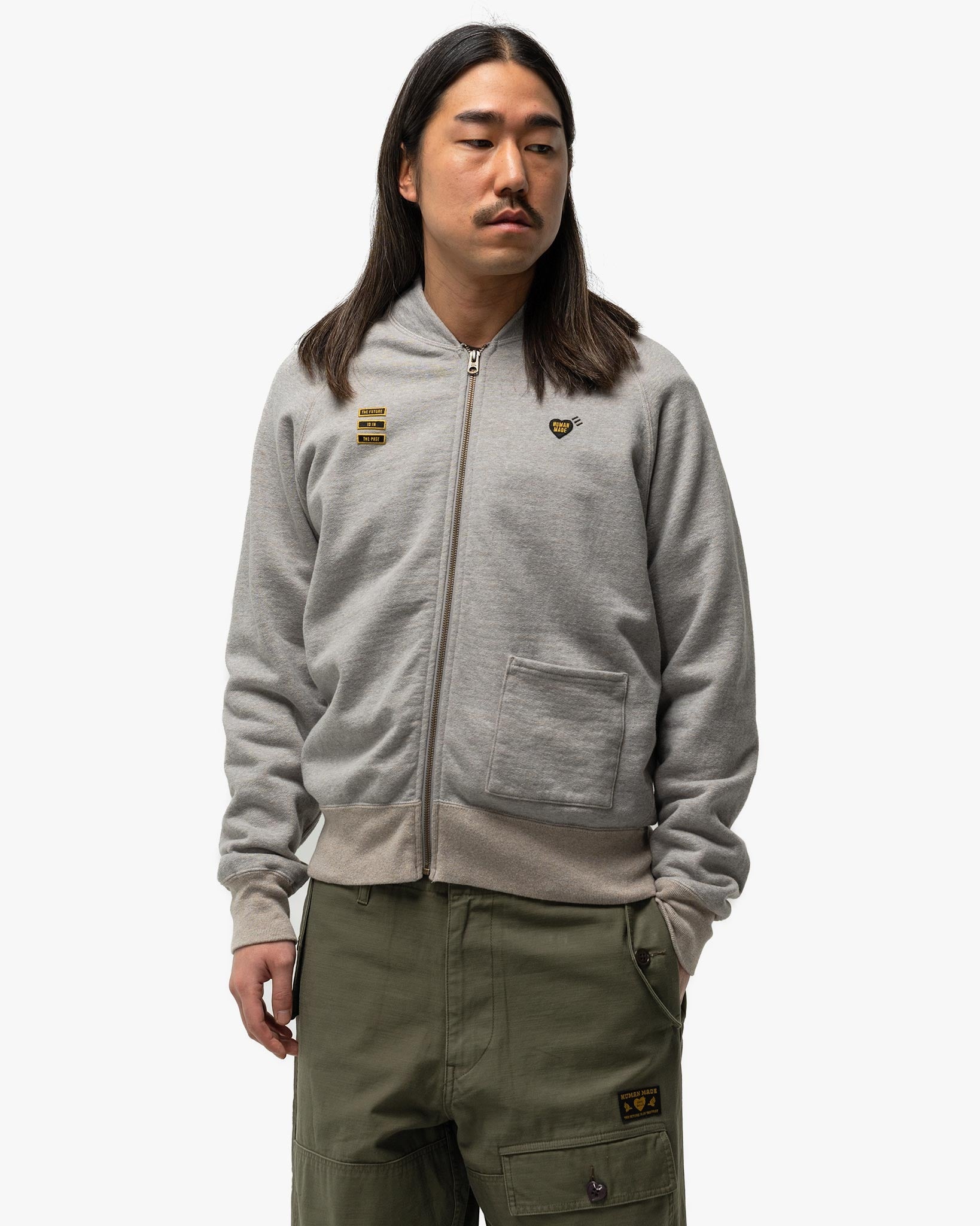 Sweat Cardigan Gray - 4