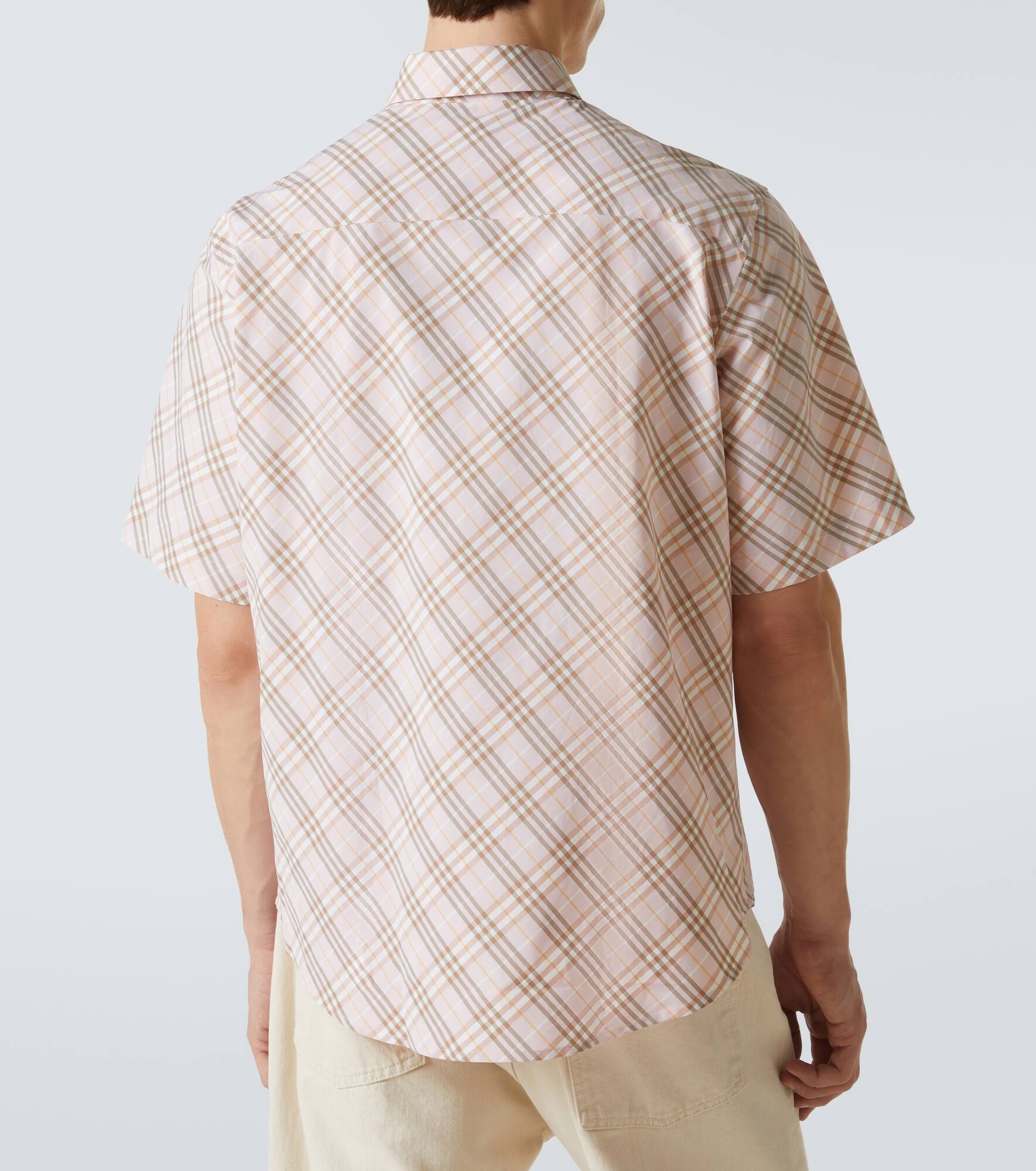 Burberry Check cotton bowling shirt - 4