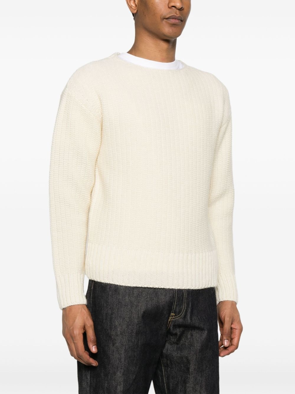boat-neck sweater - 3