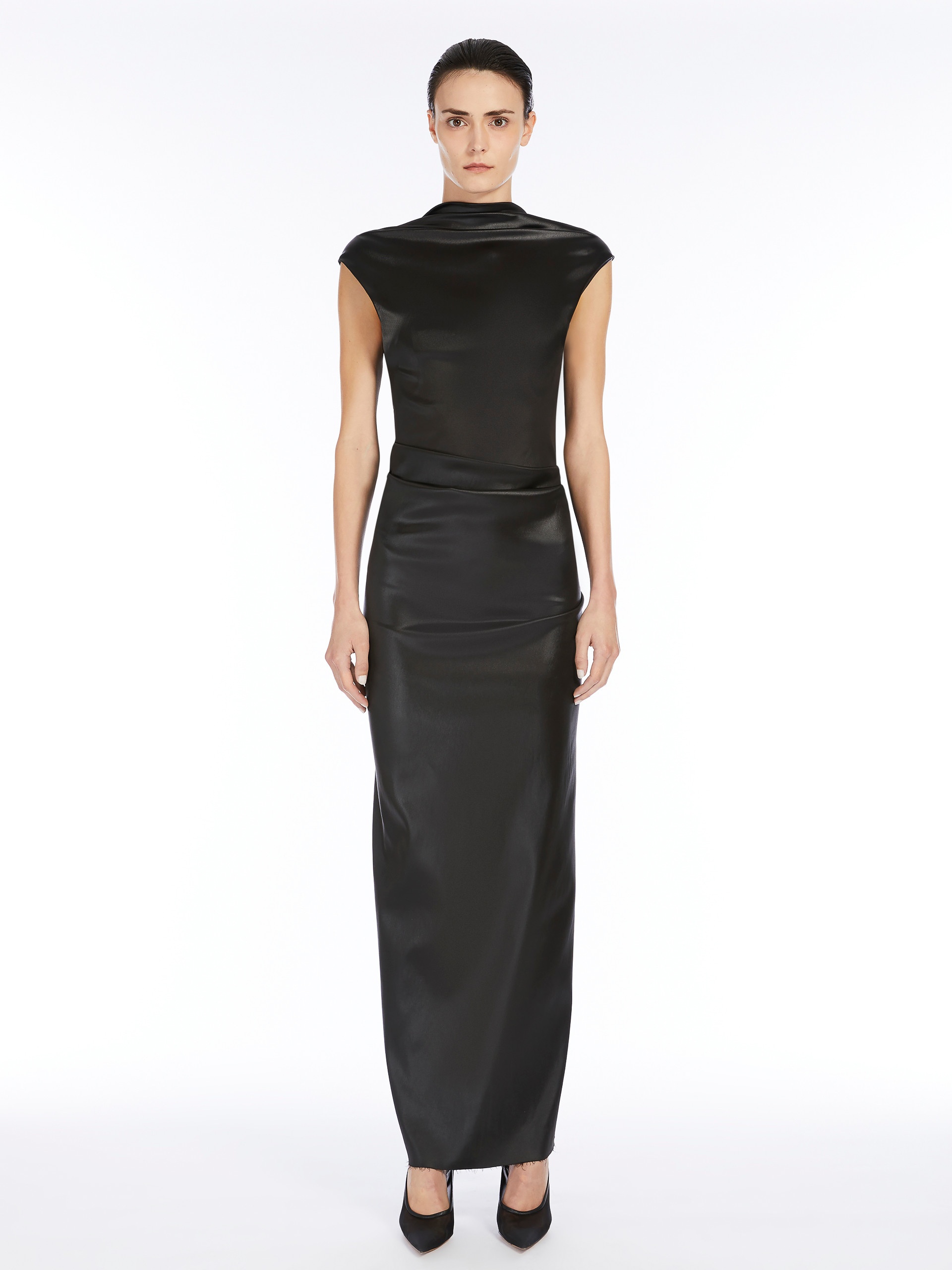 ABADAN1234 Slim-fit draped dress - RUNWAY - 3