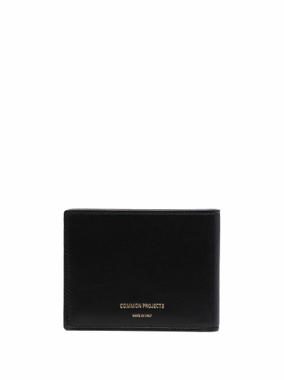 Common Projects embossed logo billfold wallet outlook