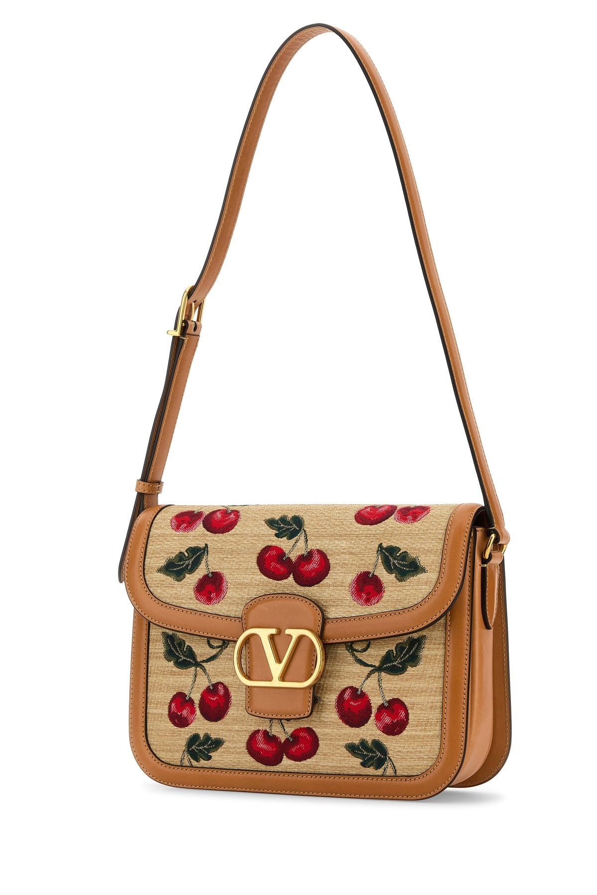 Embroidered raffia 9T05 crossbody bag - 2