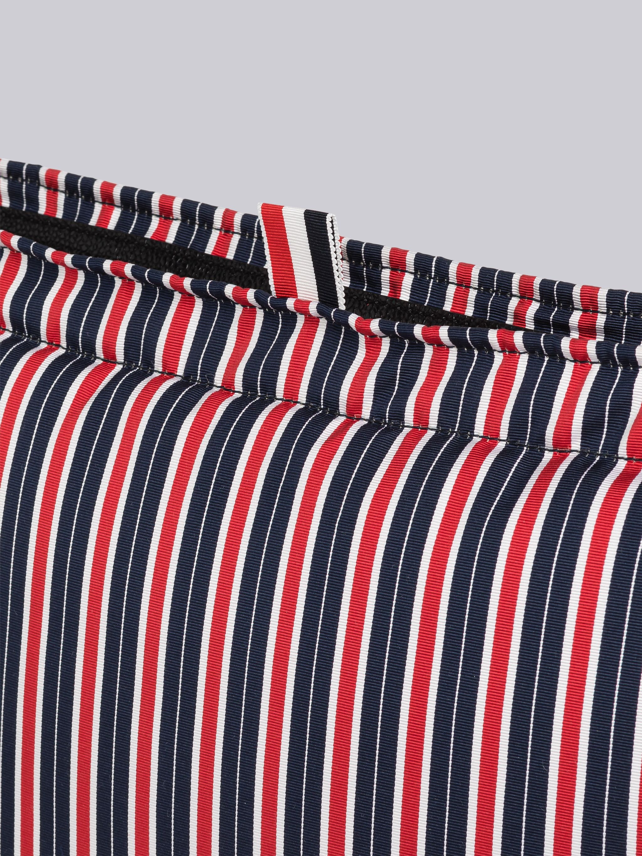 Stripe Tie Jacquard Pillow Clutch - 2