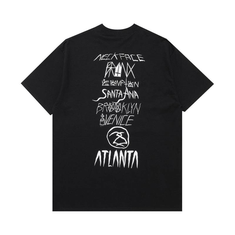 Stüssy Stussy Gear Evil World Tour Tee 'Black' outlook
