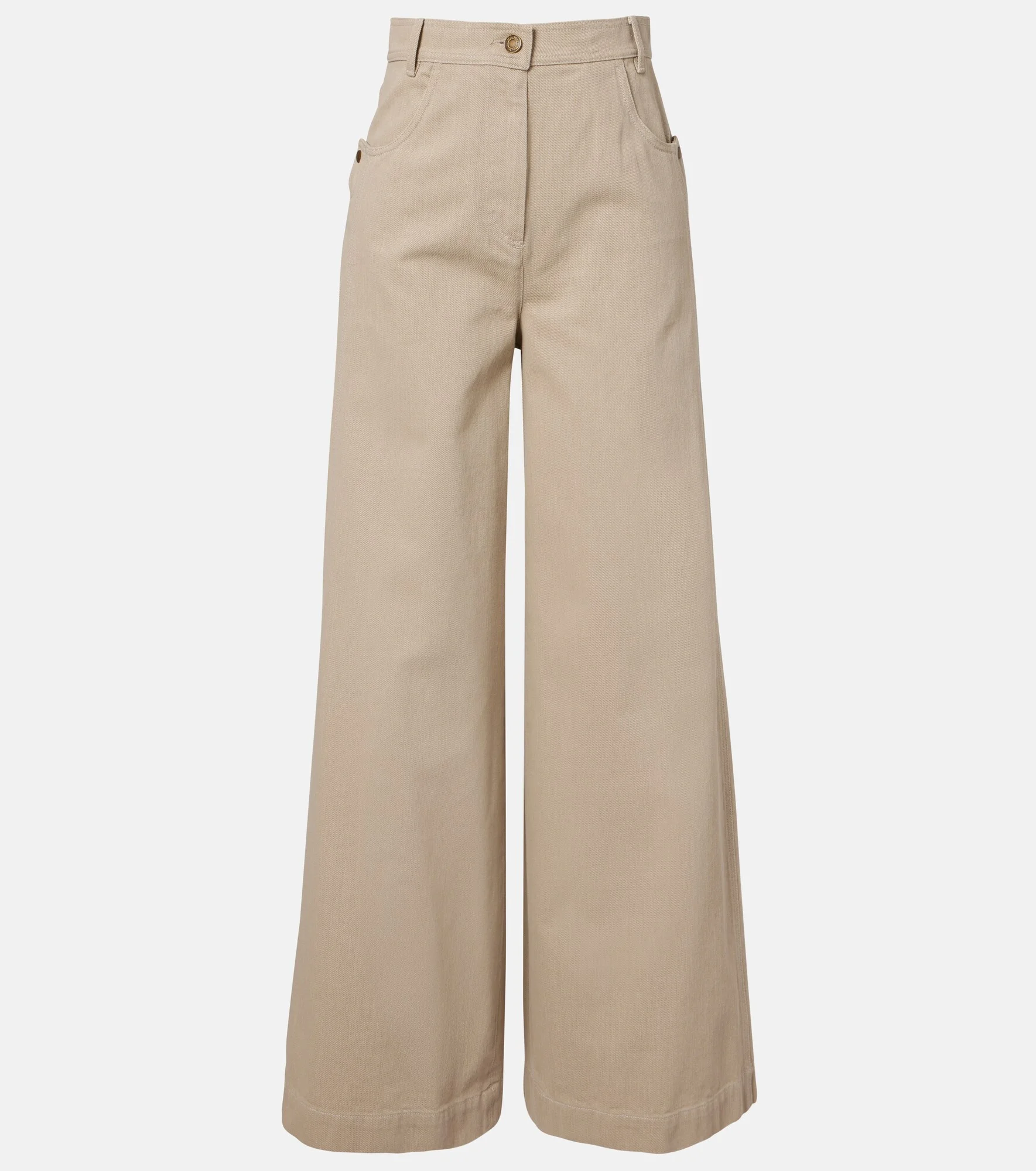 High-rise wide-leg jeans - 1