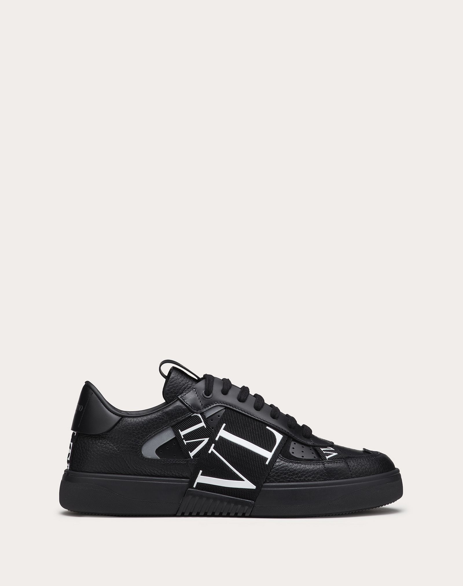 Low-top Calfskin VL7N Sneaker with Bands - 1