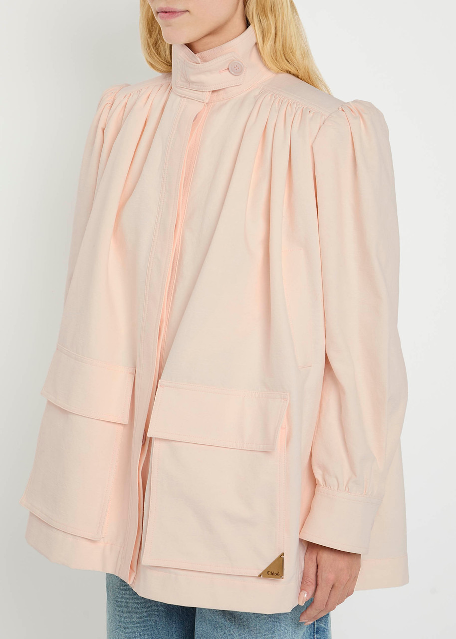 Chloe Pleated Canvas Jacket - 2