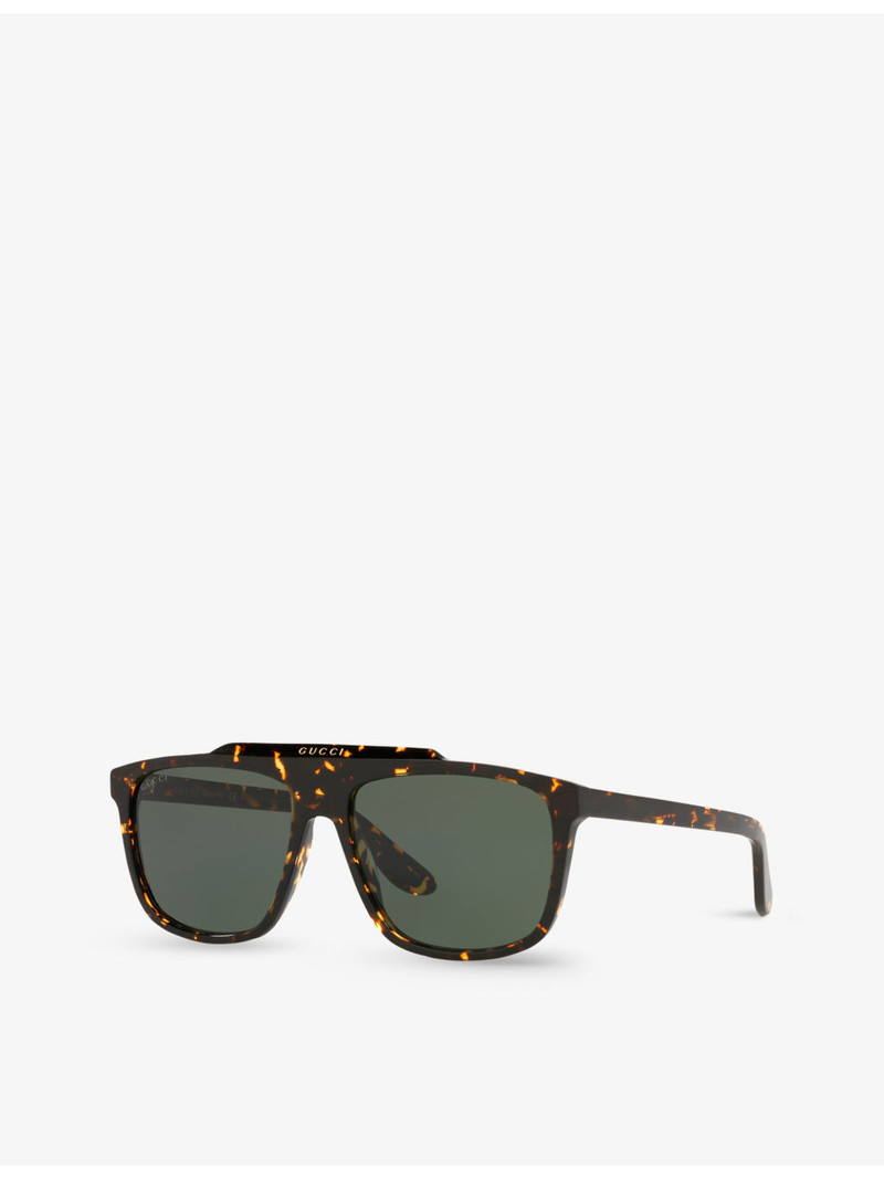 GUCCI GG1039S rectangular-frame acetate sunglasses outlook