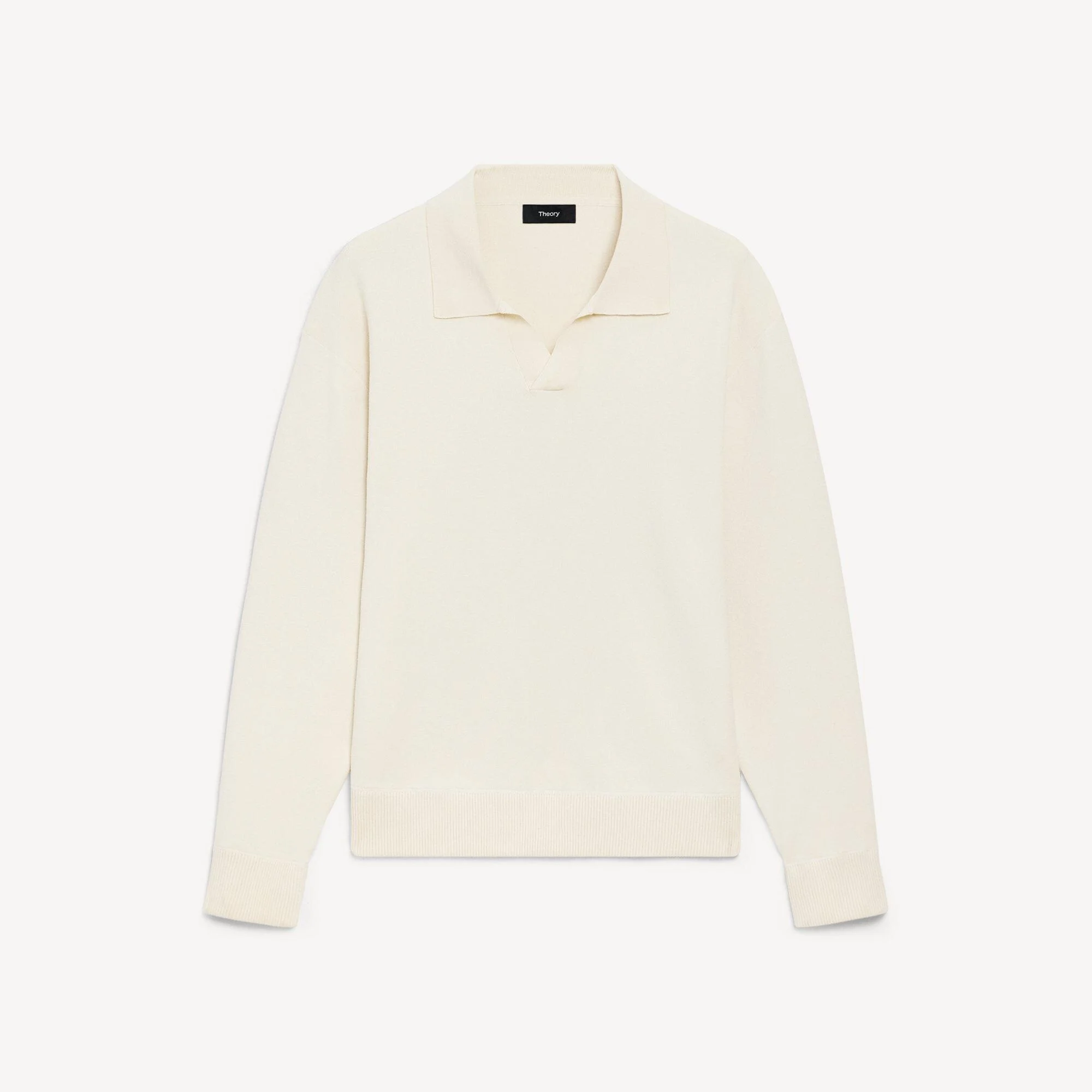 Open Collar Sweater in Light Bilen - 1