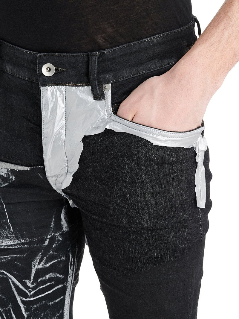 Black Denim Collage Tyrone Jeans 5