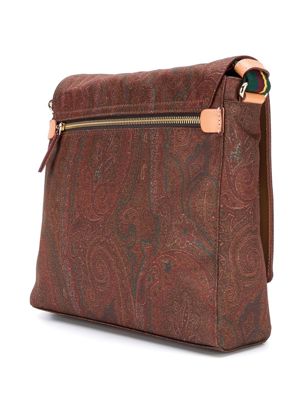 paisley print shoulder bag - 3