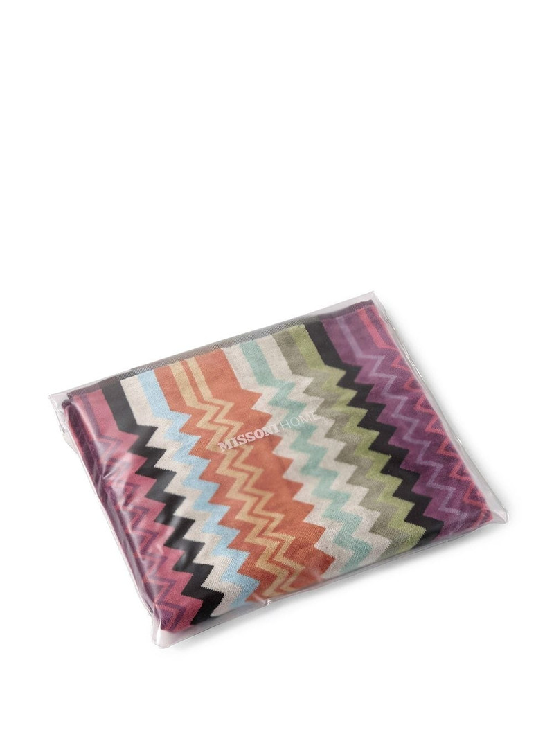 Missoni Giacomo chevron print bath towel outlook