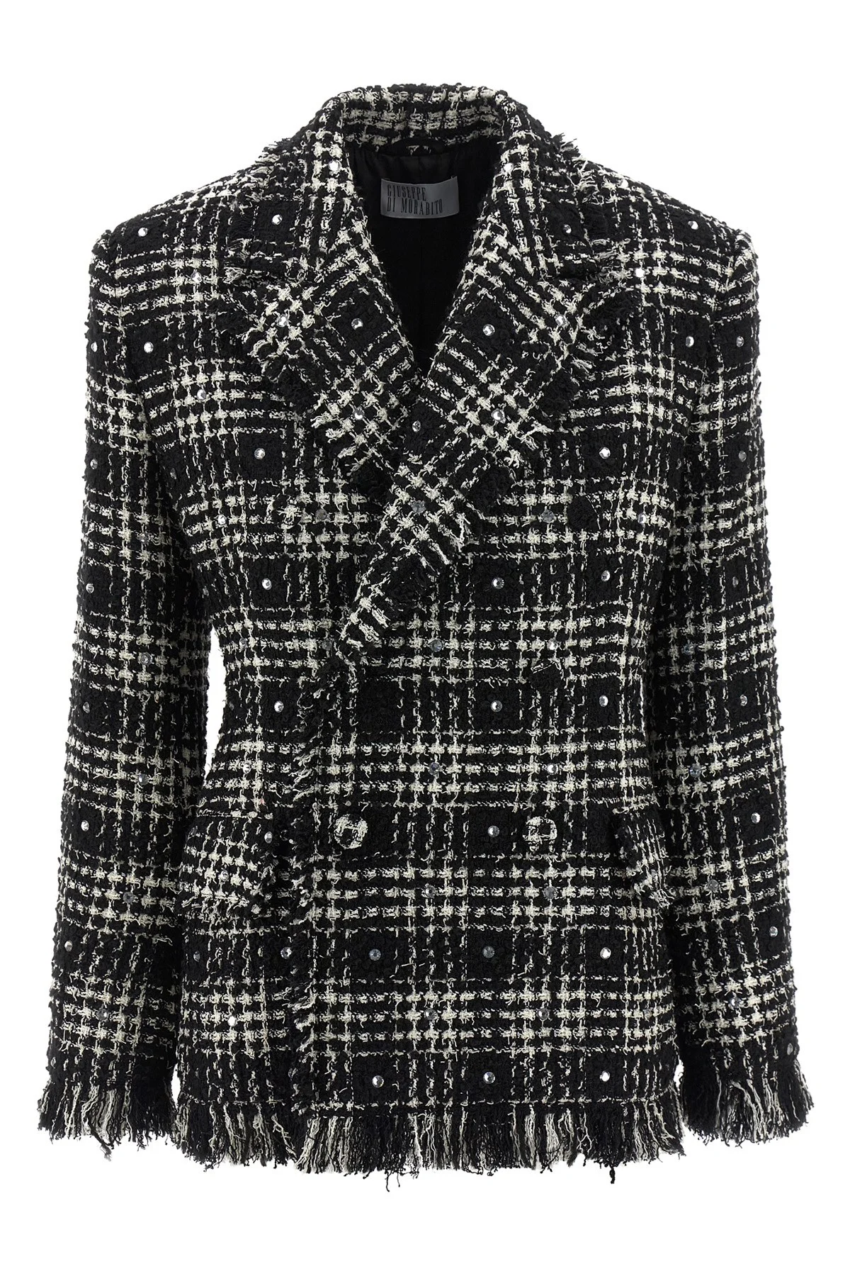 Tweed And Rhinestone Blazer - 1