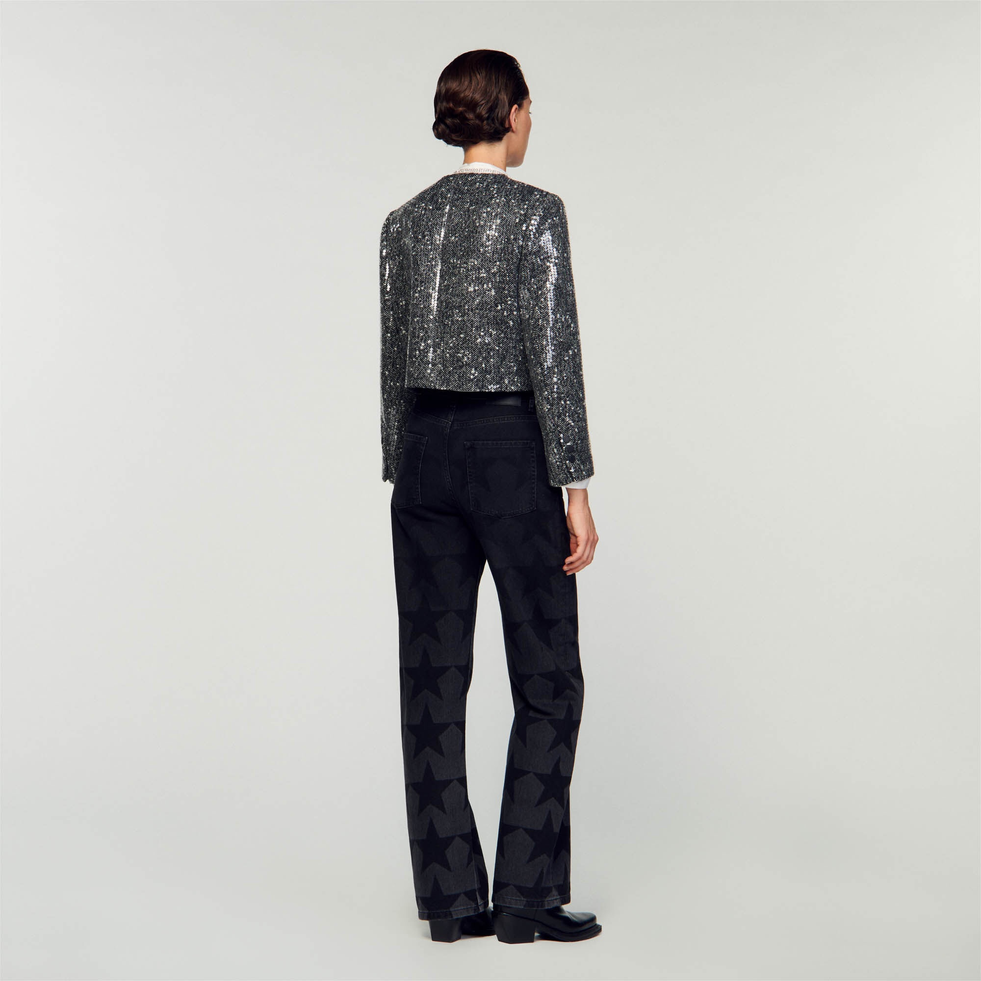 STRUCTURED CROPPED JACKET - 6