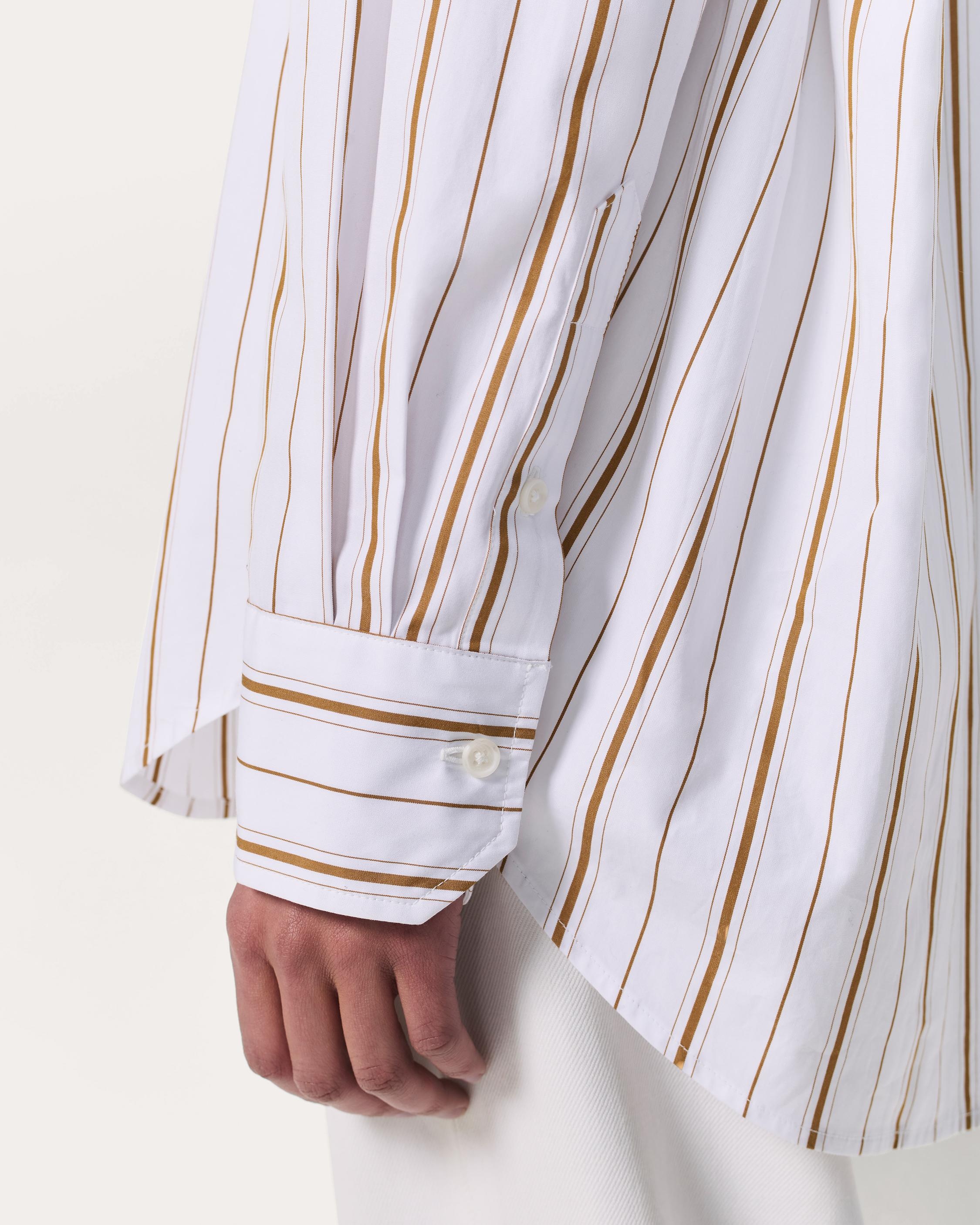 Jessica Striped Poplin Shirt - 5