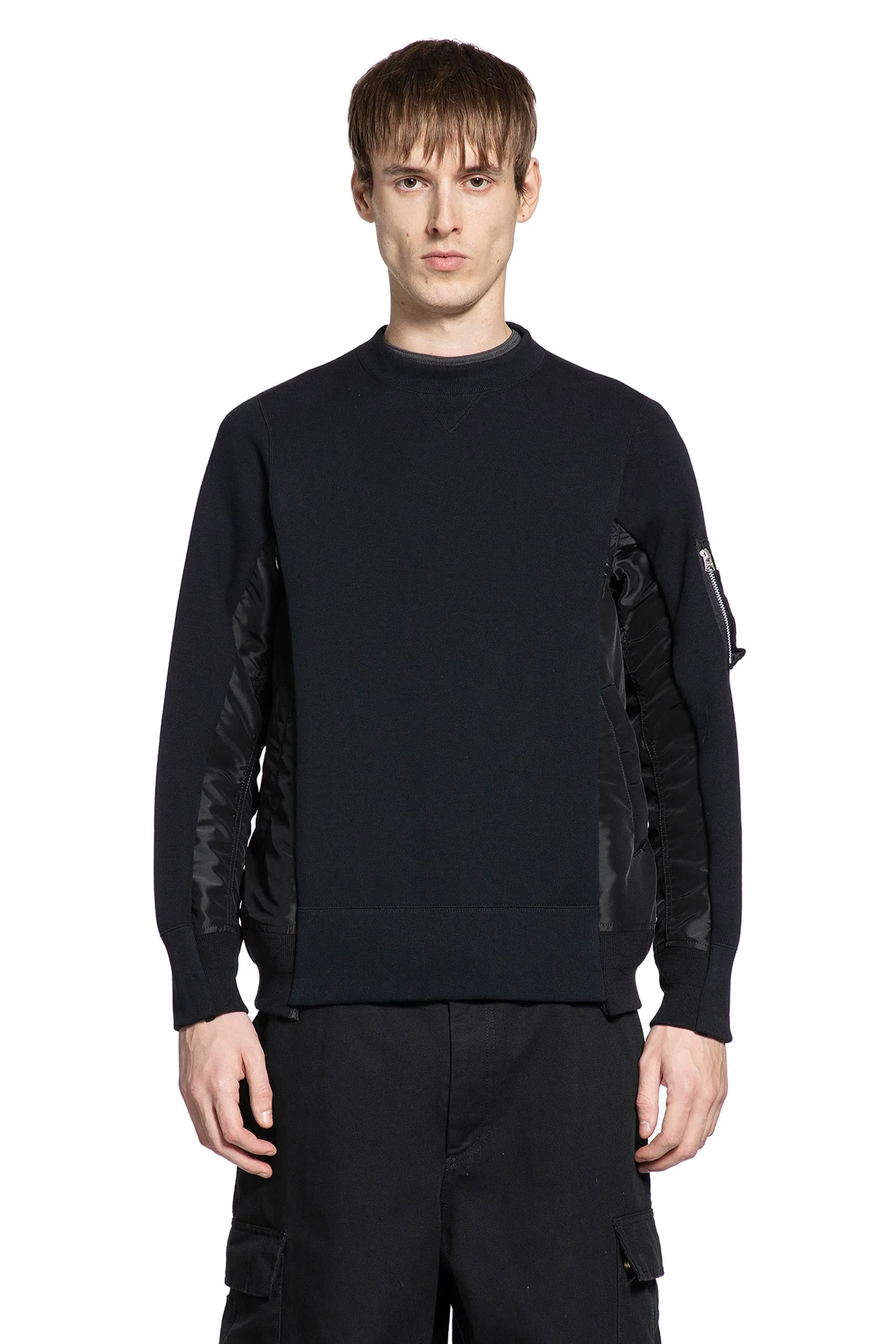 Sponge Sweat X Nylon Twill Sweatshirt - 1