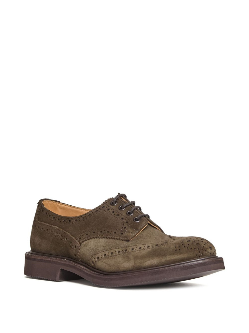 Tricker's Bourton suede derby shoes outlook