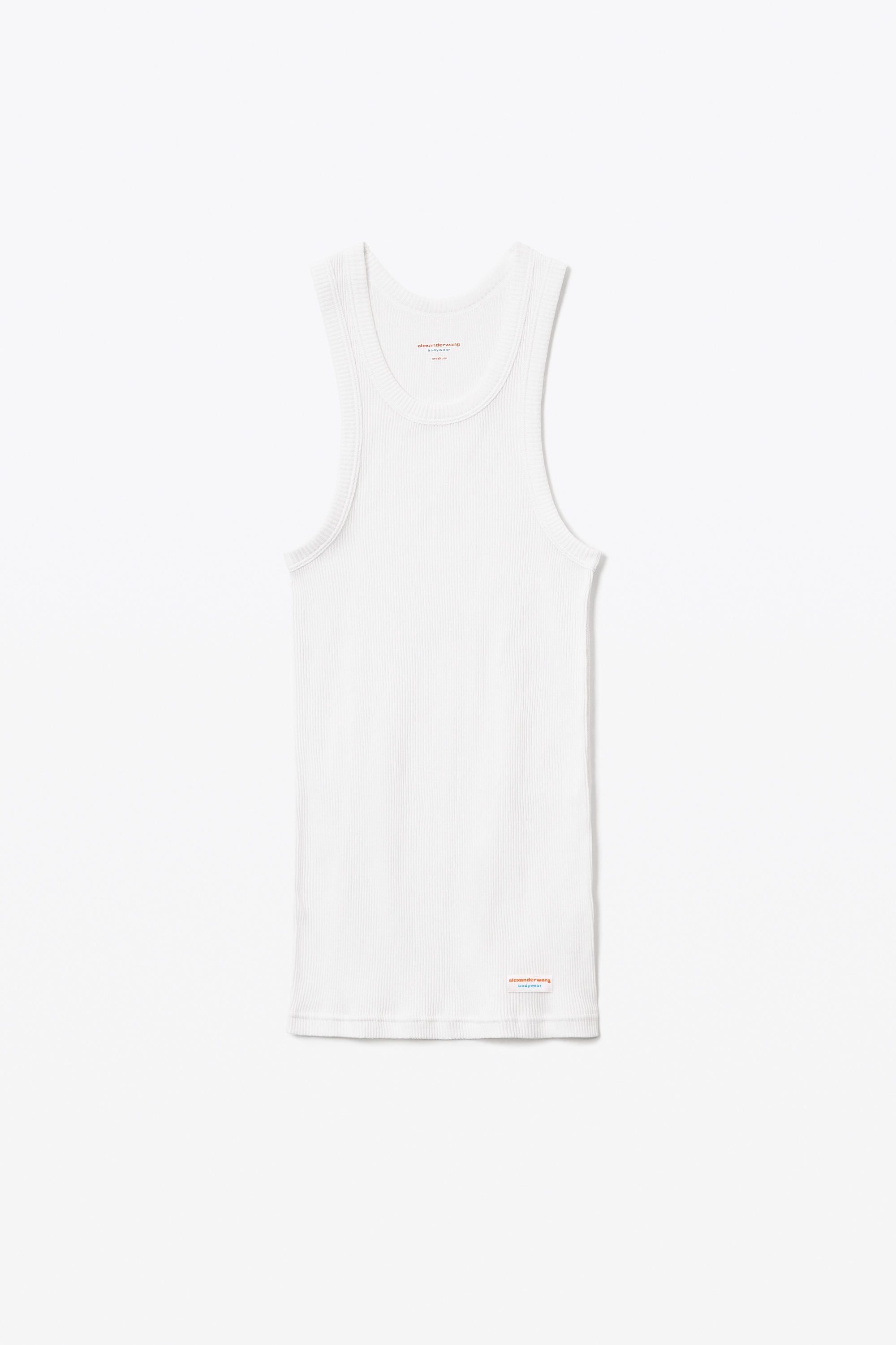TANK IN RIBBED COTTON - 1