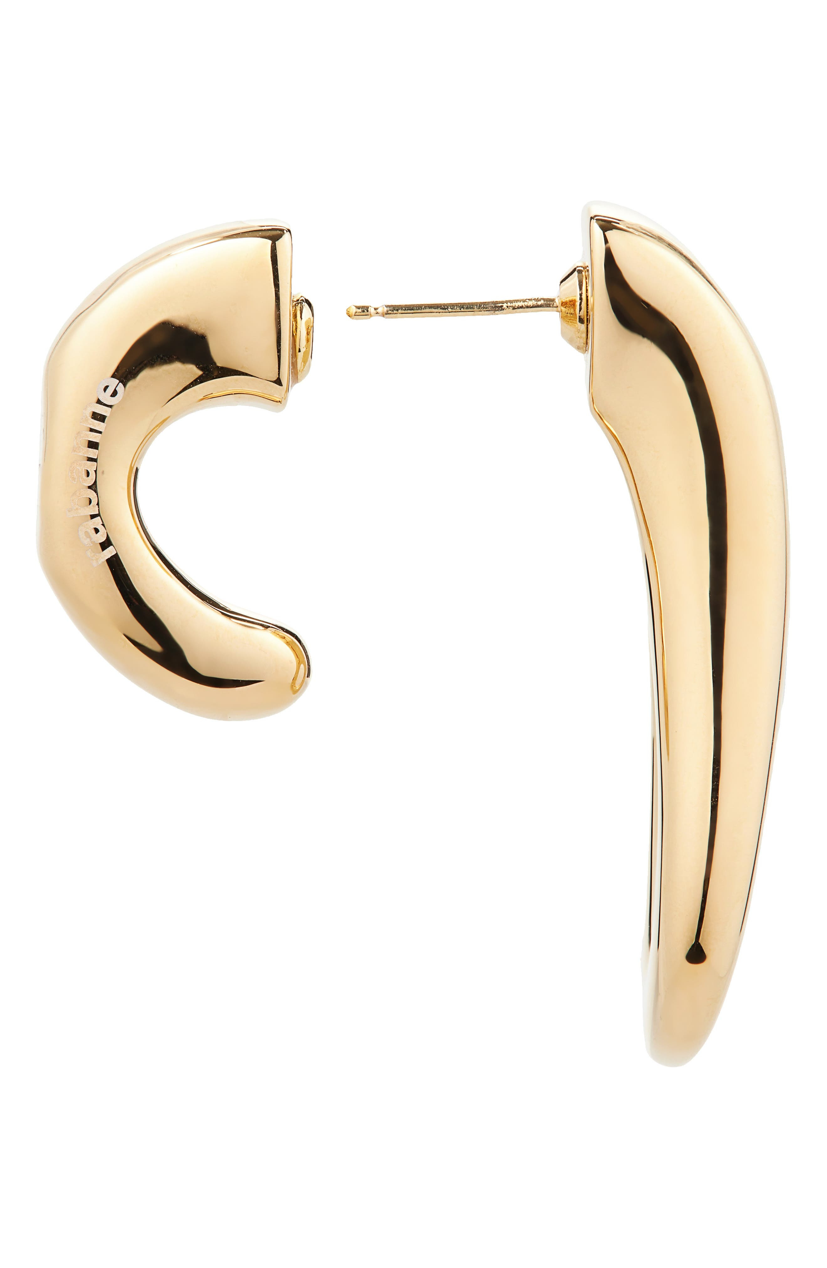 Rabanne Zip Pull Single Earring in Gold at Nordstrom - 5
