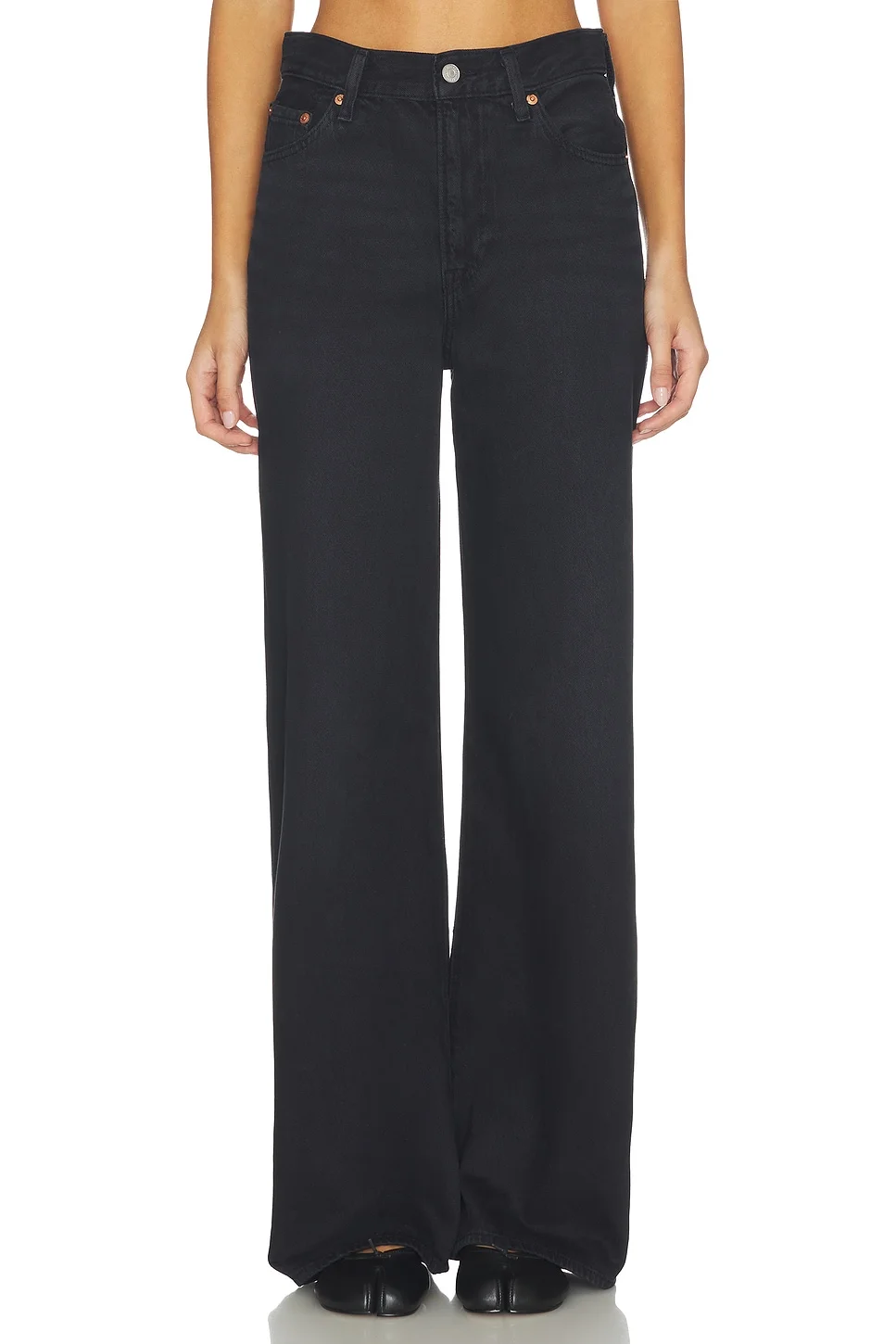 Ribcage Wide Leg Jeans - 1