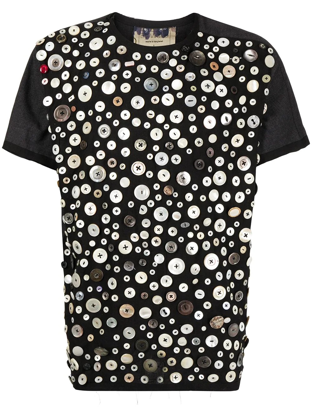 Tatum button-embellished T-shirt - 1