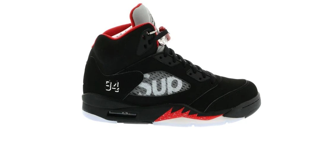 Jordan 5 Retro Supreme Black - 1