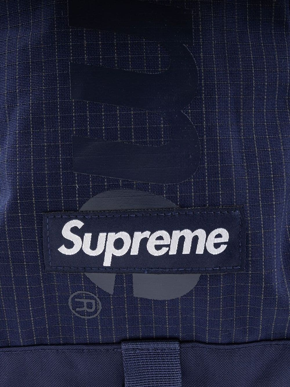 logo-print nylon backpack - 4