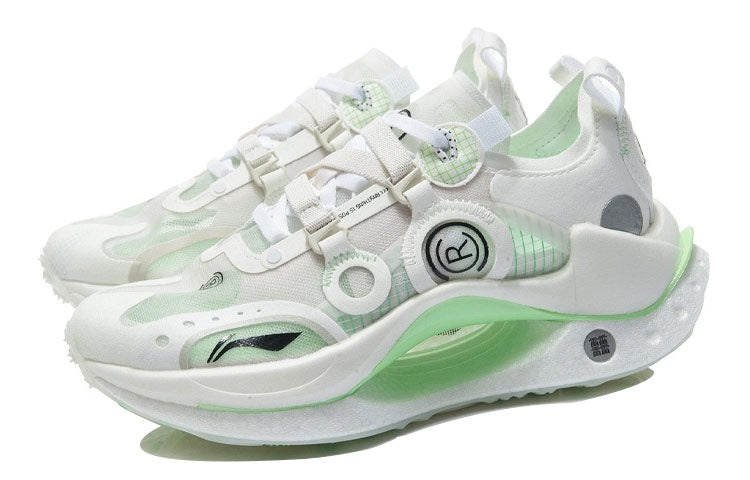 (WMNS) Li-Ning Shadow CRC Low 'White Green' ARHR102-2 - 3