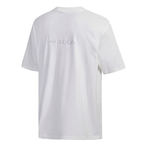 adidas originals Embroidered Logo Short Sleeve White GL6149 - 1