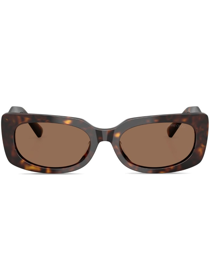 oval-frame sunglasses 1