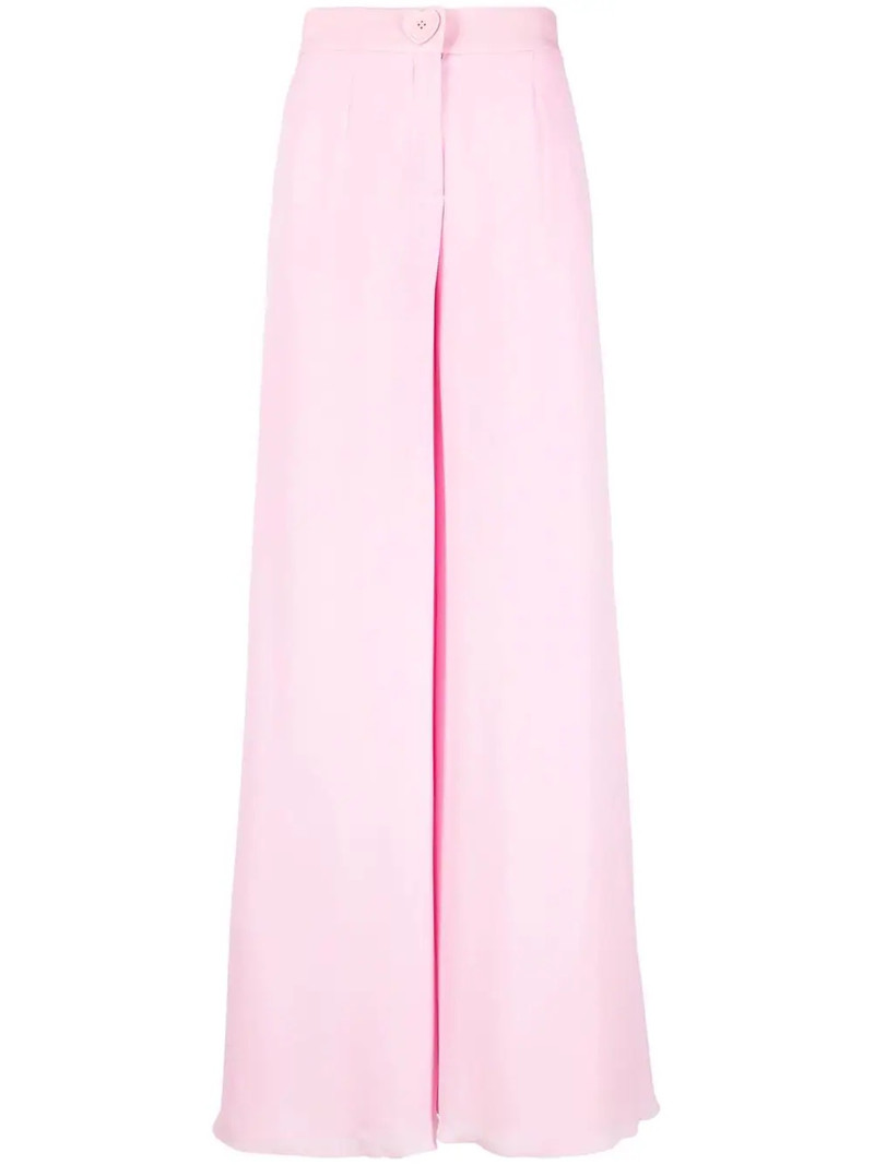 high-waisted flared trousers 1