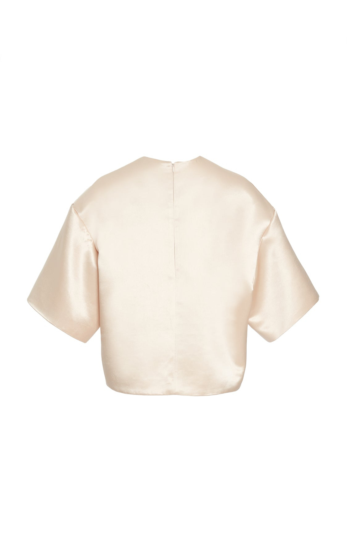 OYSTER SATIN TOP PEACH - 7