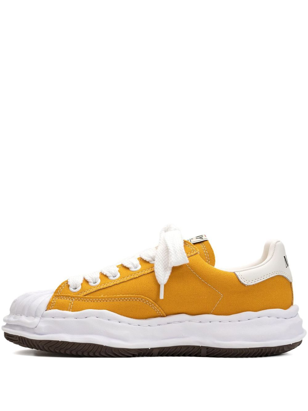 Blakey pleated-toe low-top sneakers - 1