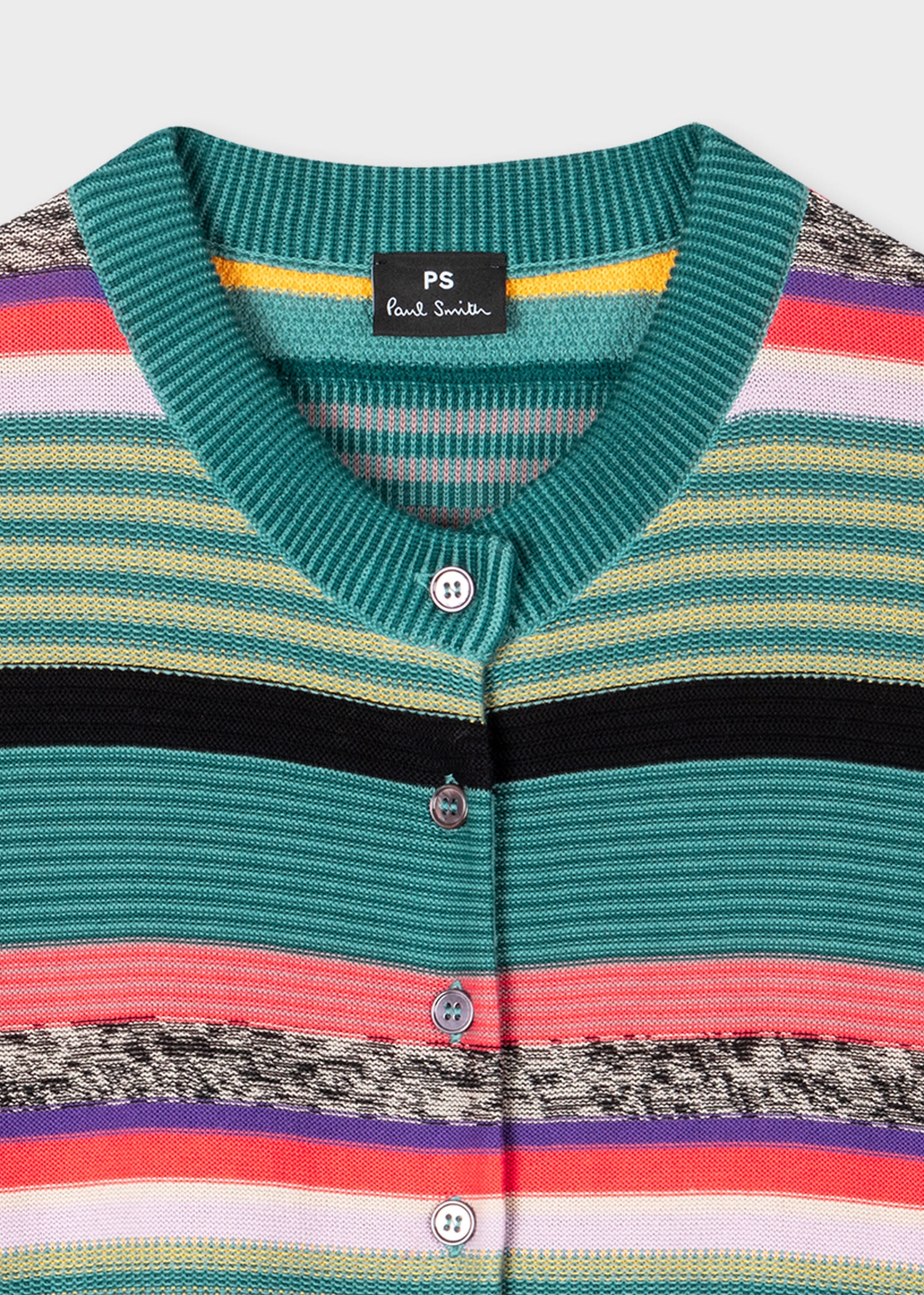 Organic Cotton 'Glass Stripe' Cardigan - 2