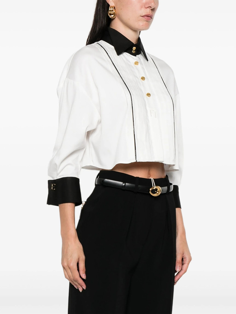 Elisabetta Franchi Pleated Shirt 5