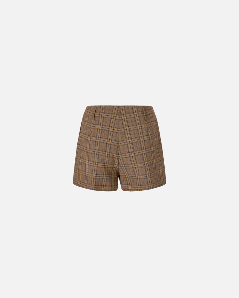 PINKO WIDE SHORTS WITH CHECKED PATTERN outlook