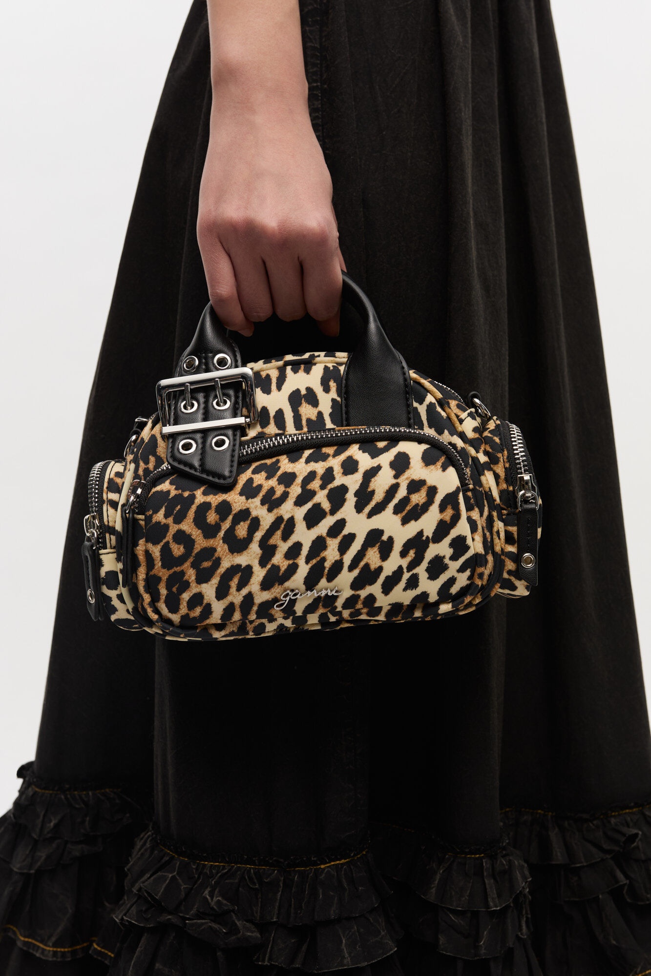 LEOPARD MINI POLOCHON BAG - 7