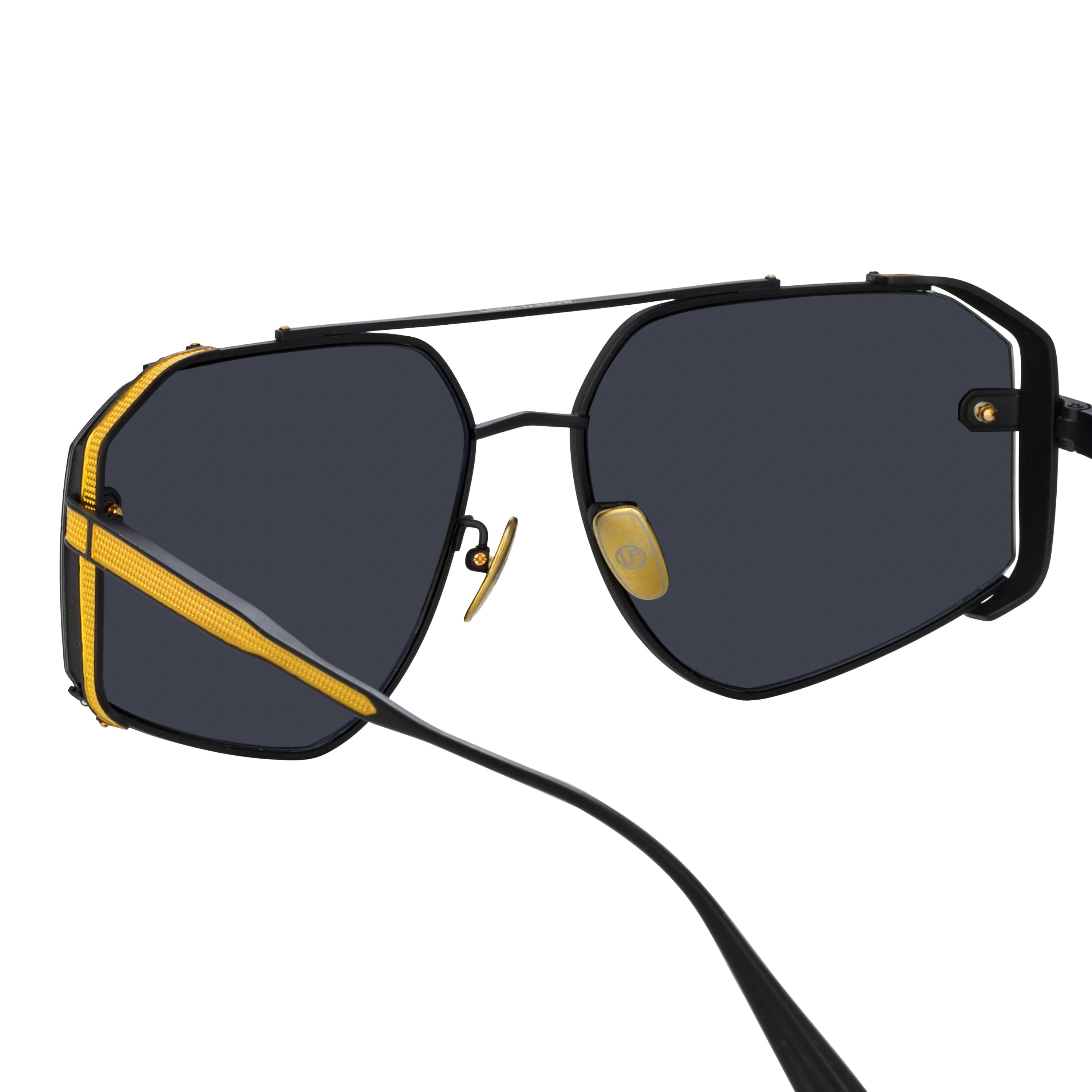MEN'S AMAR AVIATOR SUNGLASSES IN MATT NICKEL - 8