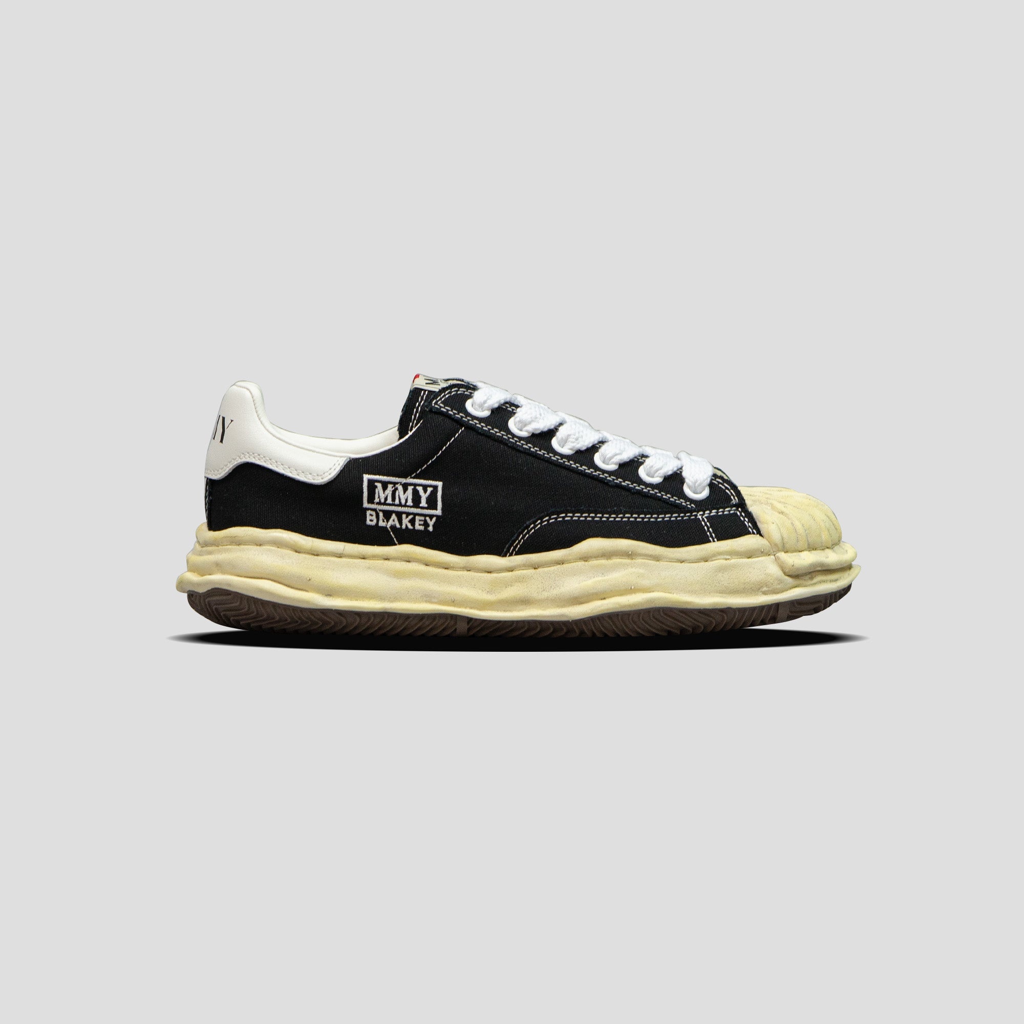 BLAKEY OG SOLE VINTAGE TREATMENT CANVAS SNEAKERS - 2