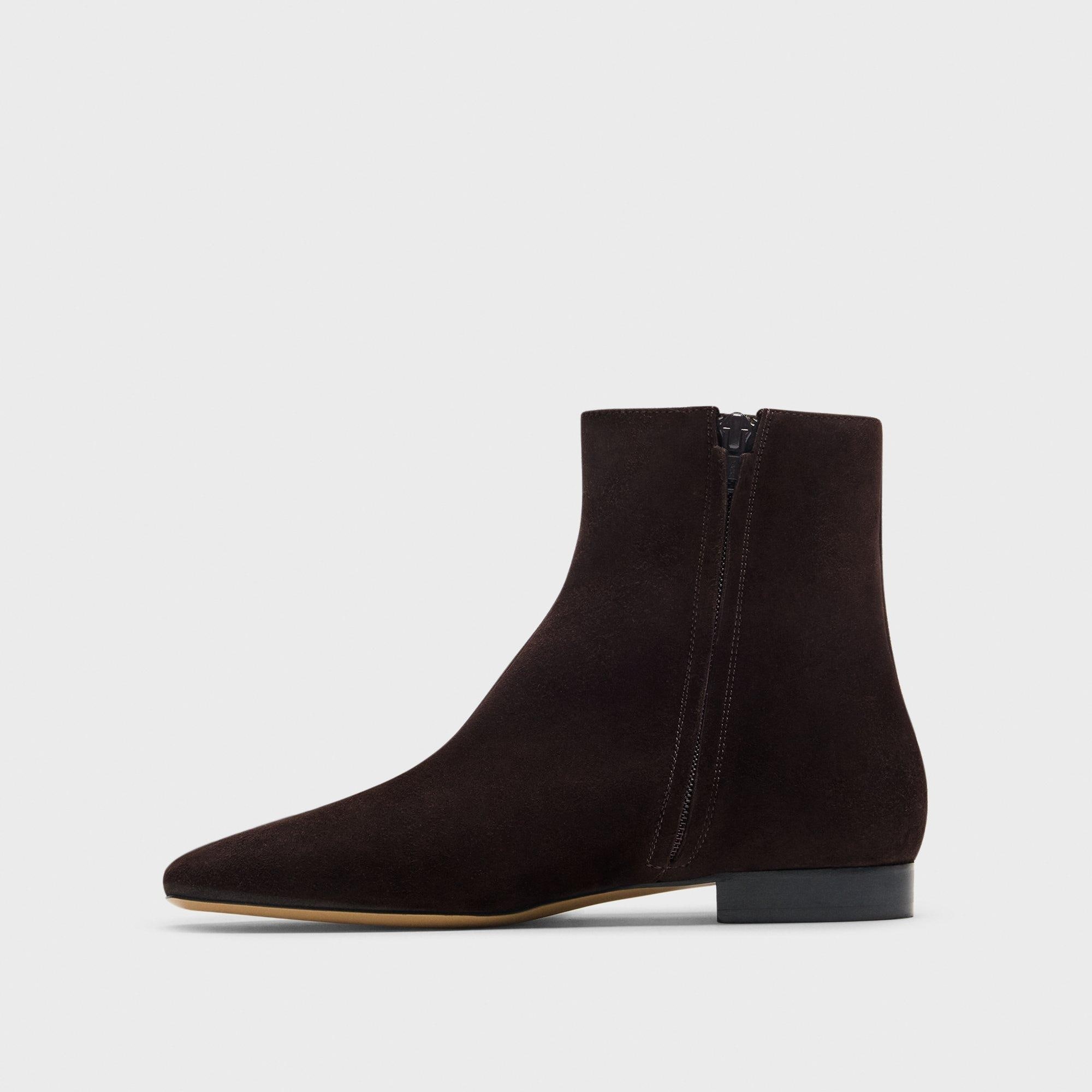 Zip Bootie in Suede - 3