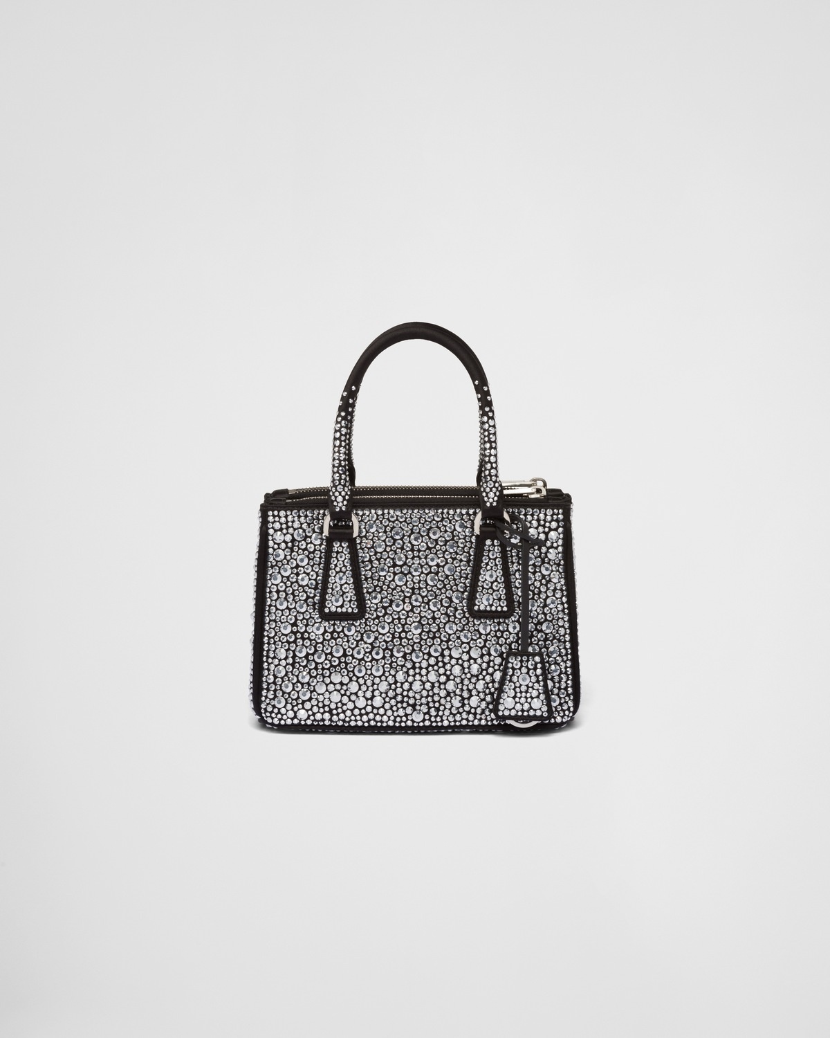Prada Galleria satin mini-bag with crystals - 4
