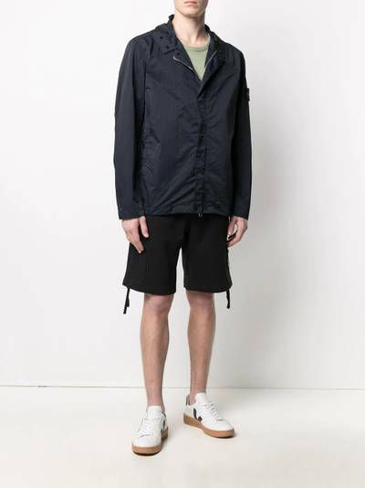 Stone Island Batavia-TC logo-patch lightweight jacket outlook