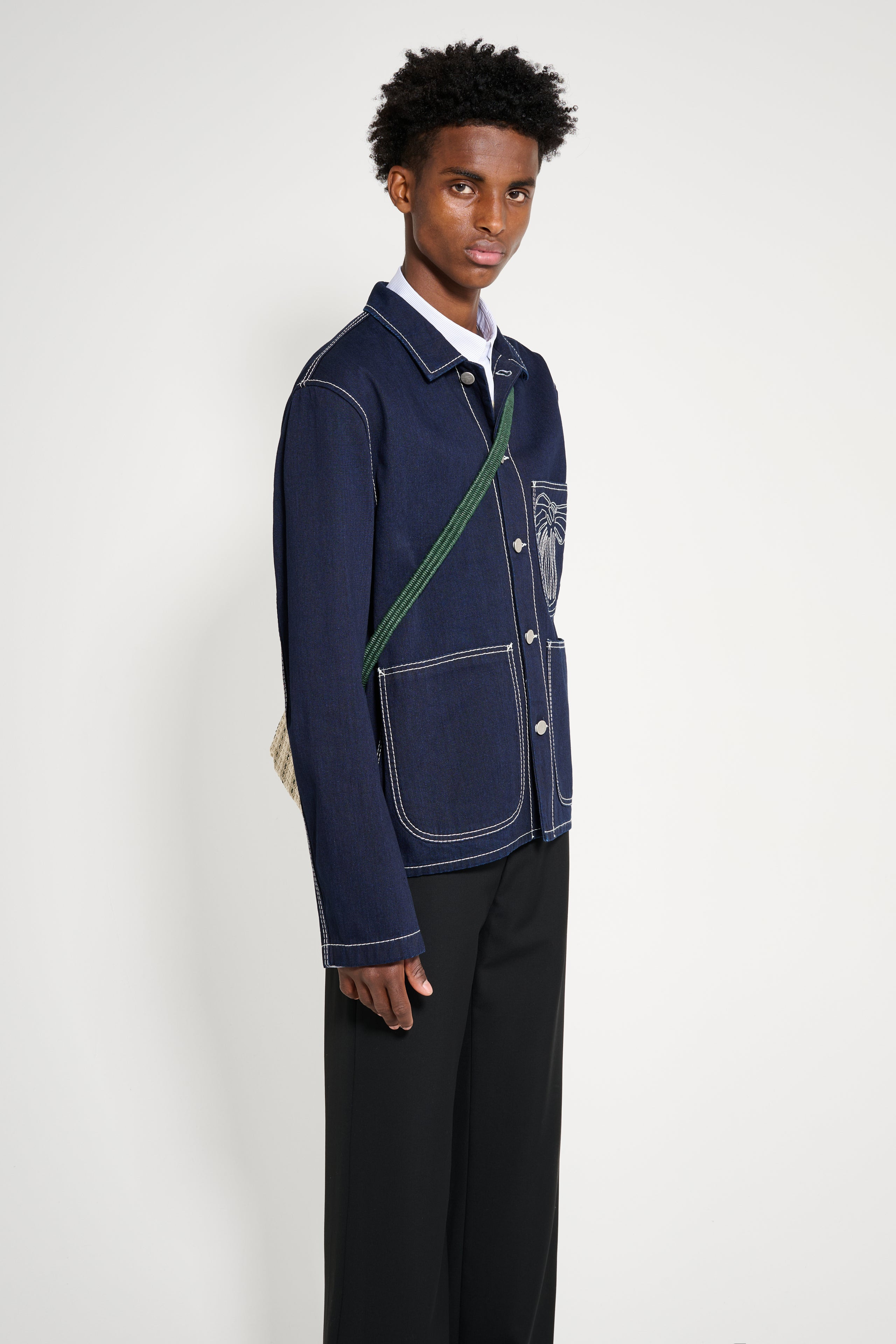 ACNE STUDIOS DENIM JACKET INDIGO BLUE - 4