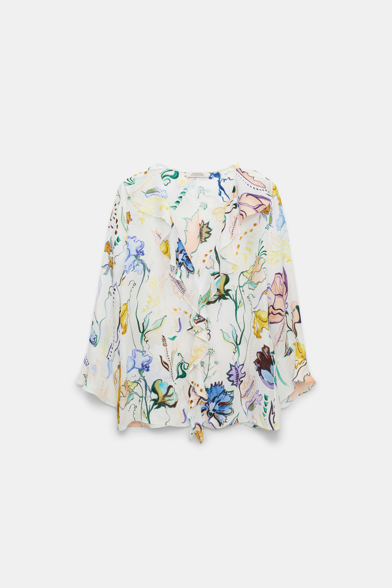 FLORAL TWIST blouse 1