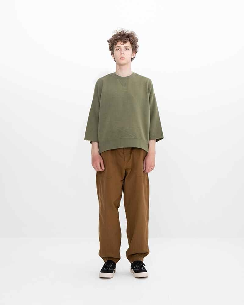 AMPLUS SB SWEAT 3/4 (C/SI) OLIVE - 3